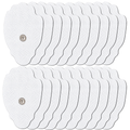Zuvlin reusable hand-shape snap-on TENS electrode gel pads, 20 pack, 5 × 7.5 cm