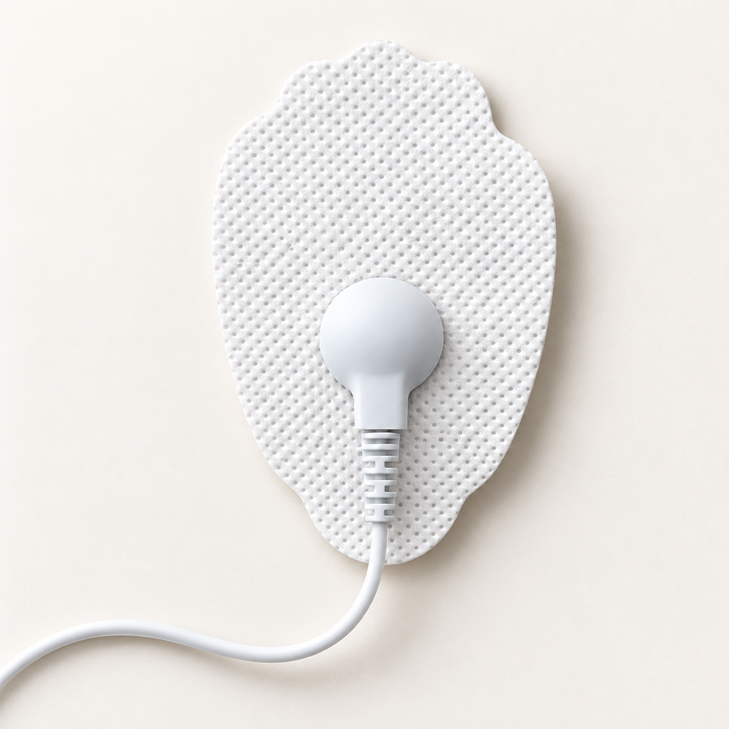 Zuvlin Replacement Snap‑on TENS Electrode Gel Pads, Reusable Latex‑Free for TENS EMS Massager