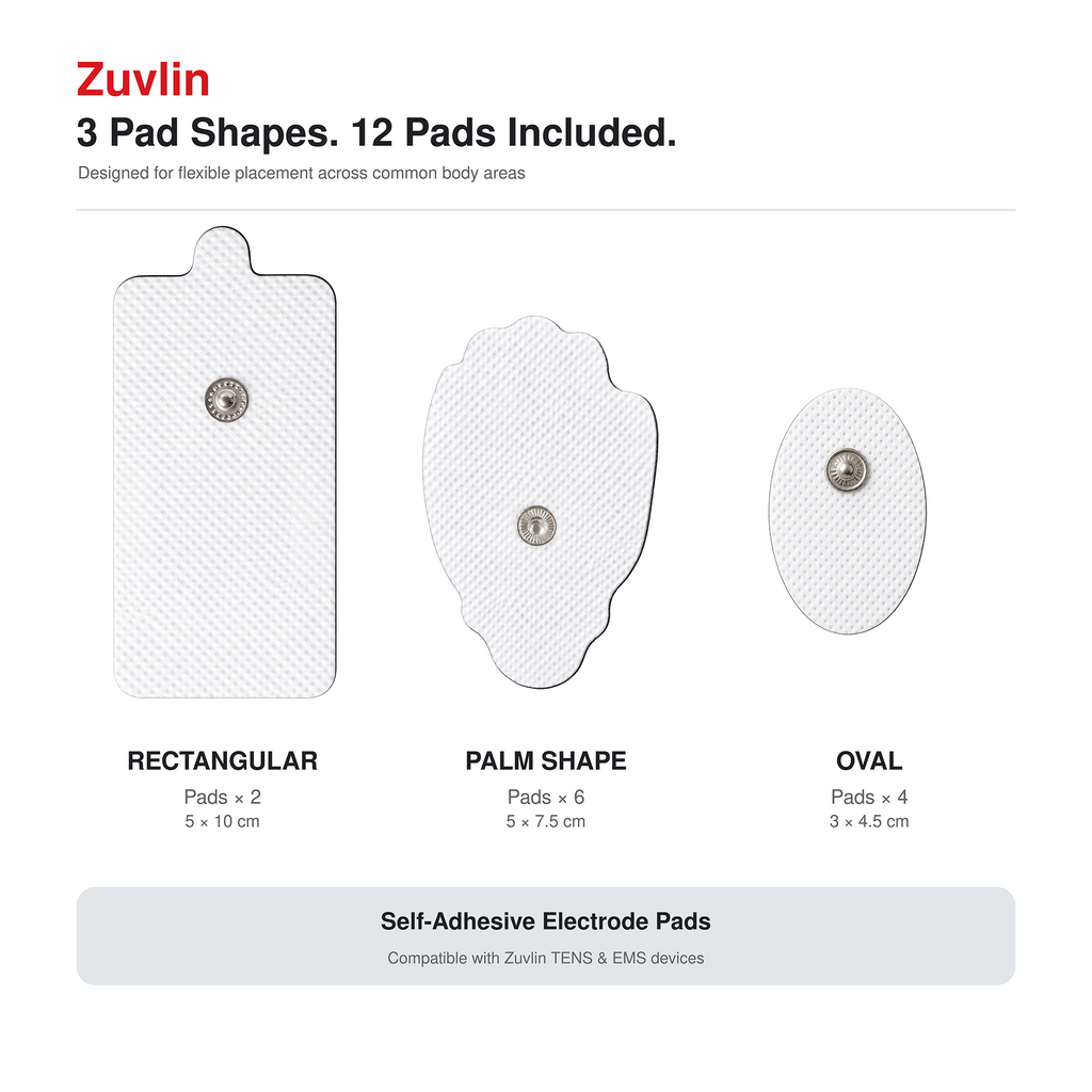 Zuvlin ZV‑T02 TENS & EMS Electrotherapy Device