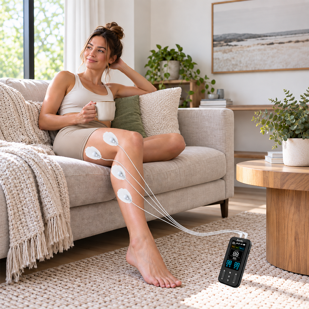 Zuvlin ZV‑T02 TENS & EMS Electrotherapy Device